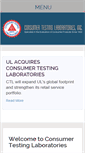 Mobile Screenshot of consumertesting.com